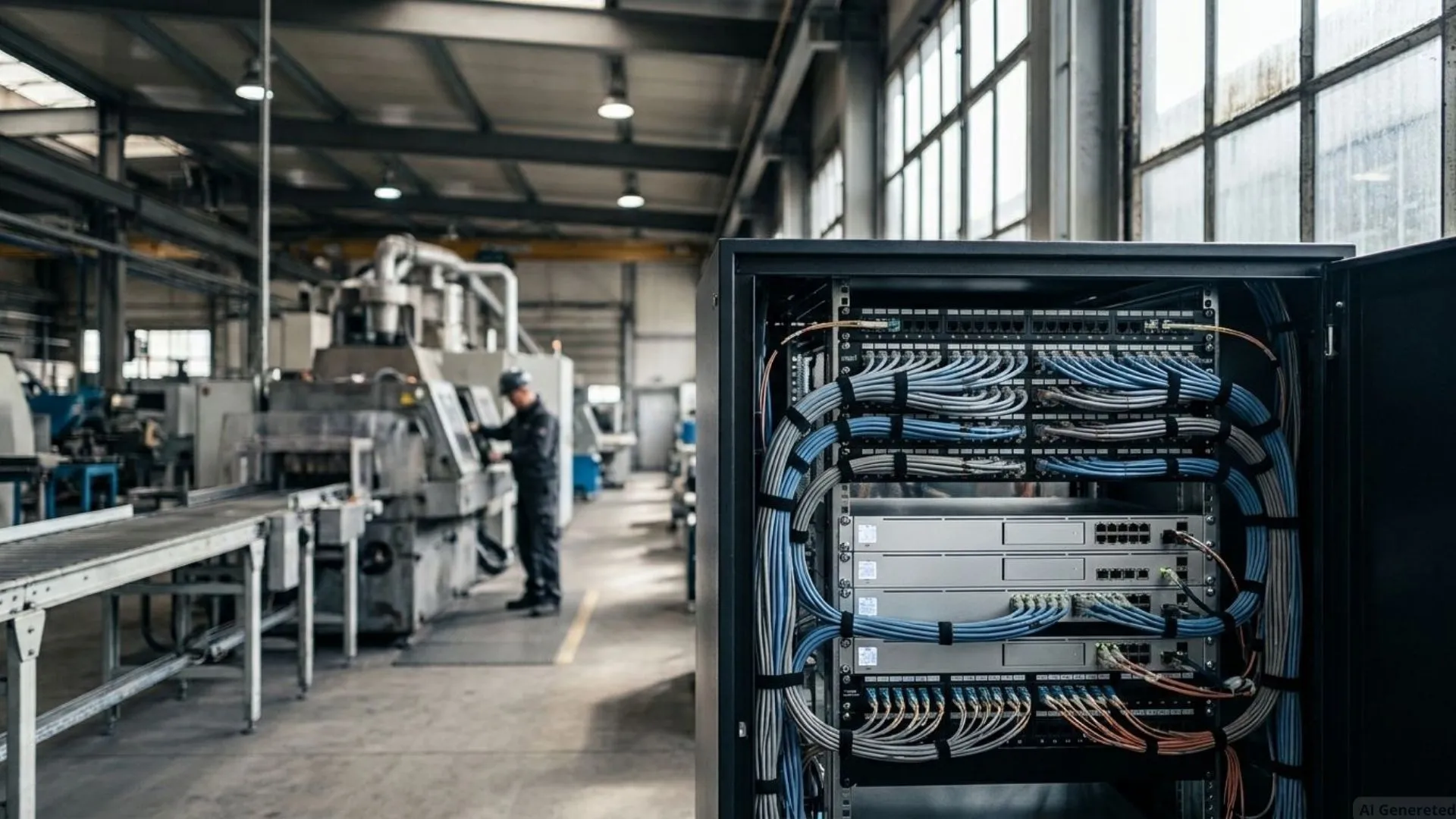 Segmentacja sieci LAN oraz wdrożenie architektury VLAN w oparciu o przełączniki HPE Aruba dla przedsiębiorstwa produkcyjnego